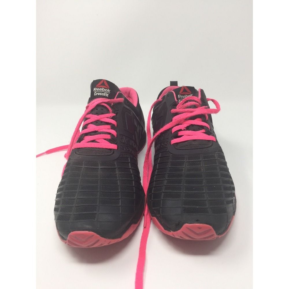 Reebok Crossfit Sprint TR Training Black Solar Pink Shoes M44391 Womens 10.5‎